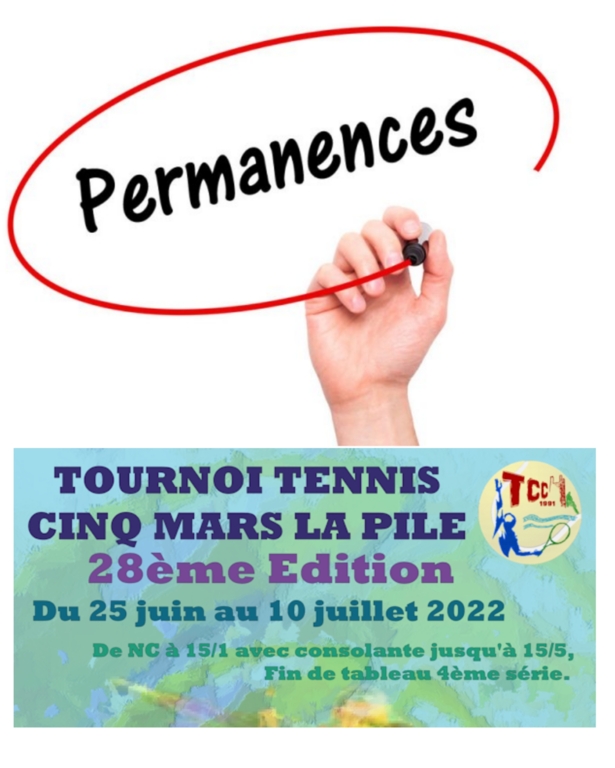 Permanences Tournoi