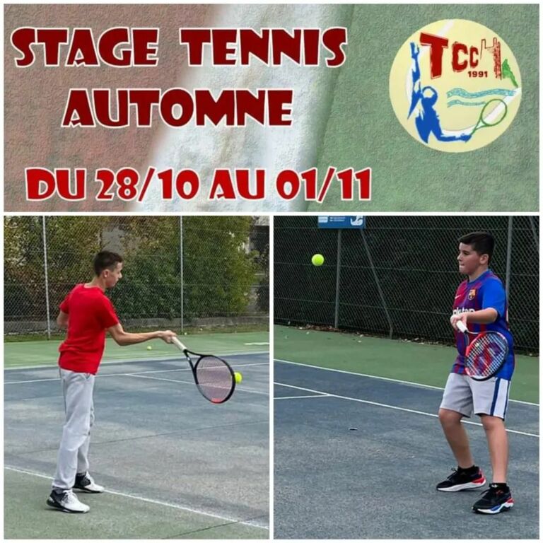 🎾 Stage Tennis Automne Jeunes 🍁
