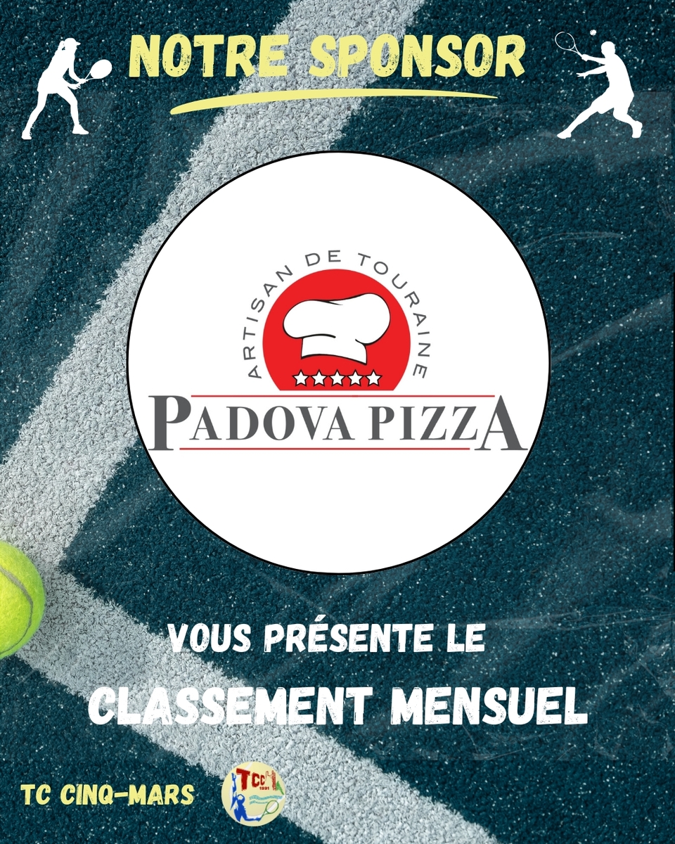 📊 CLASSEMENT JANVIER 2026 🎾