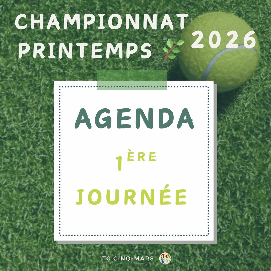 🎾 Championnat Printemps 2026 🌿