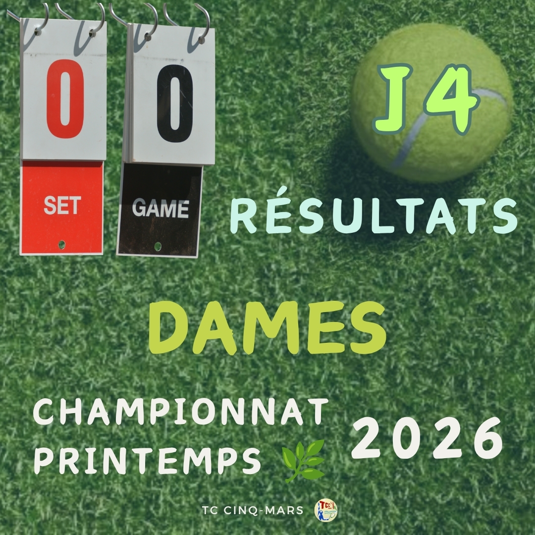 🎾 Championnat Printemps 2026 🌿
