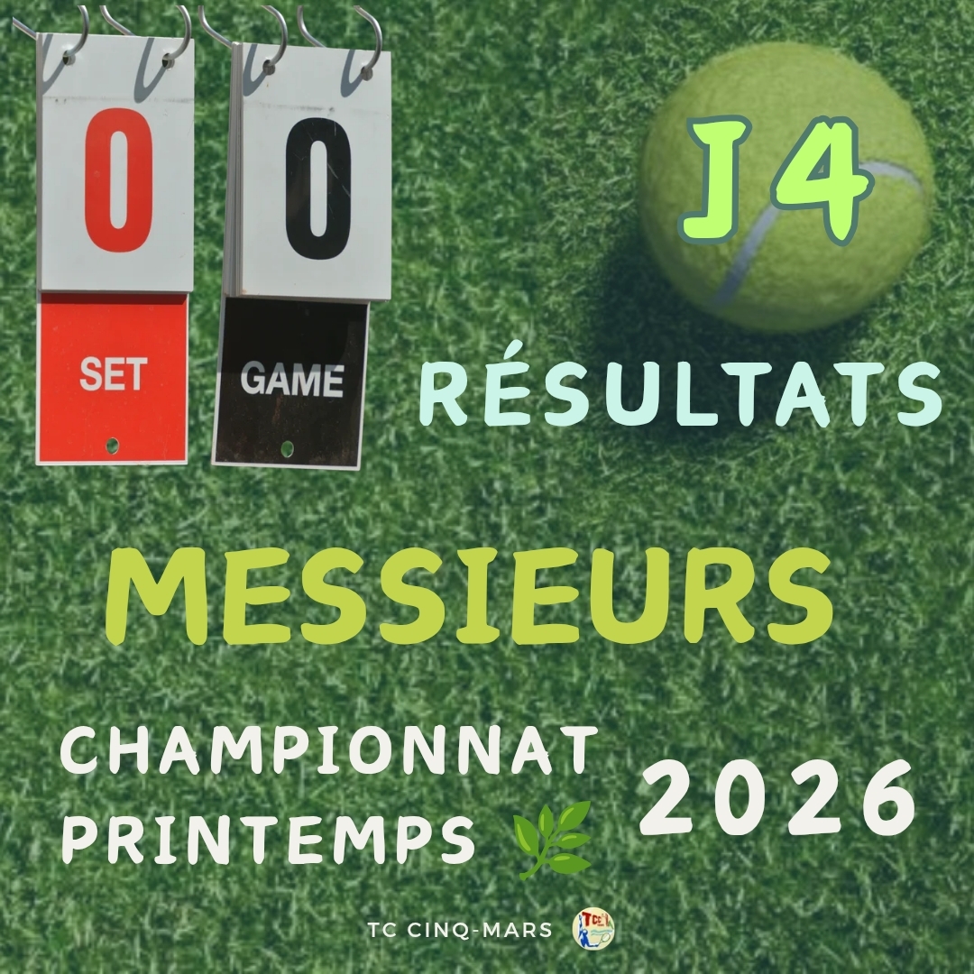 🎾 Championnat Printemps 2026 🌿
