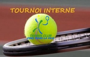 Tournoi Interne Cinq Mars la Pile