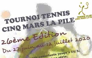 Tournoi Cinq Mars 2020