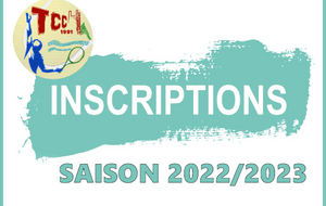 Inscriptions 2022/2023