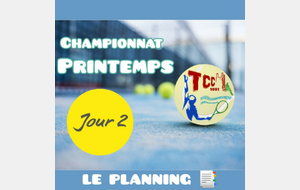 🎾 Championnats de Printemps 🌿