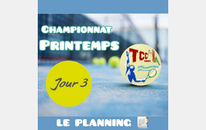 🎾 Championnats de Printemps 🌿