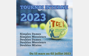 TOURNOI INTERNE 2023 