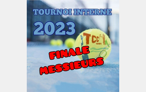 TOURNOI INTERNE 2023 🎾