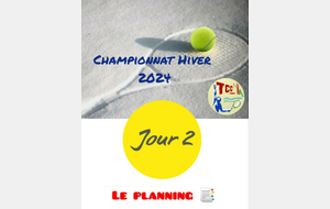 🎾 CHAMPIONNAT HIVER 2024 ❄️