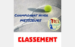 🎾 CHAMPIONNAT HIVER 2024 ❄️