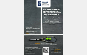 CHAMPIONNAT DÉPARTEMENTAL DE DOUBLE 🎾