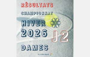 🎾 CHAMPIONNAT HIVER 2026 ❄️