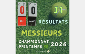 🎾 Championnat Printemps 2026 🌿
