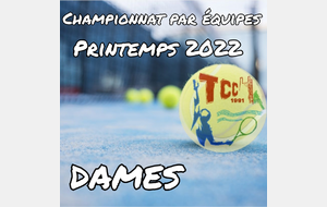 Championnat PRINTEMPS Dames 2022 