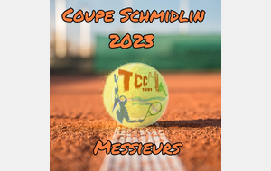 🏆 Coupe Schmidlin 2023 🎾