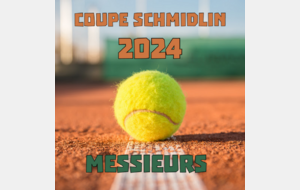 Coupe Schmidlin Messieurs 🎾