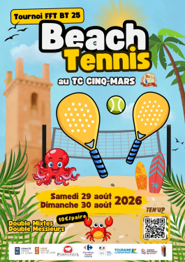 🎾 TOURNOI BEACH TENNIS ⛱️