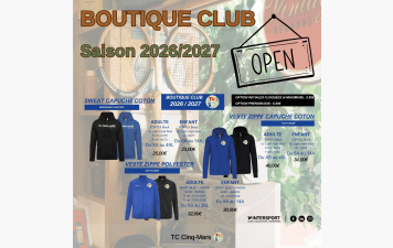 🏫 Boutique du club