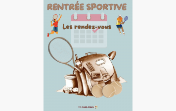 RENTRÉE SPORTIVE  TC CINQ-MARS