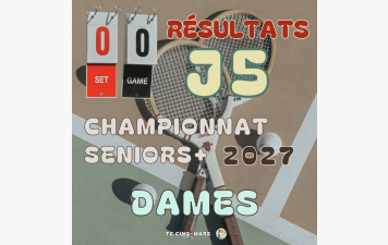 🎾 CHAMPIONNAT SENIORS➕