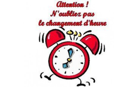 Changement d'heure