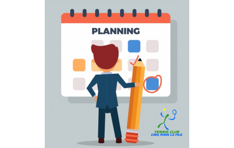 Planning des cours