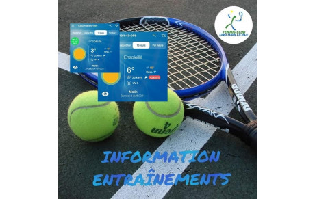 ENTRAÎNEMENTS