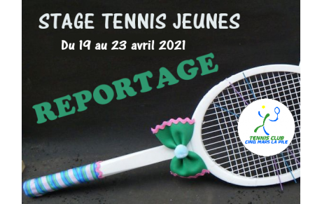 Stage tennis Jeunes Pâques