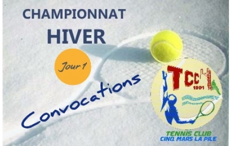 1ère Journée Championnat Hiver