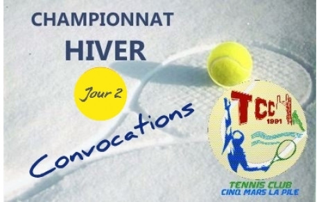 2ème Journée Championnat Hiver