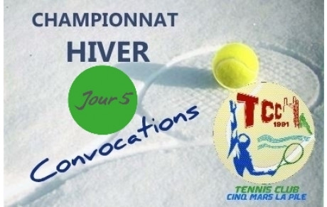 5ème Journée Championnat Hiver
