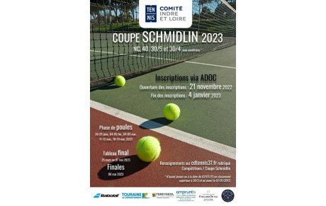 🏆 Coupe Schmidlin 2023 🎾