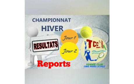 🎾 CHAMPIONNAT HIVER ❄️