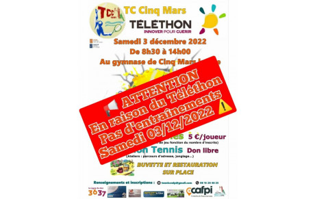 🎉 TÉLÉTHON 2022 🎾