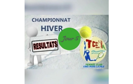 🎾 CHAMPIONNAT HIVER ❄️