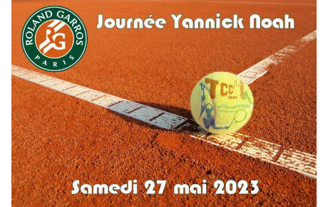 Journée &quot;Yannick Noah&quot; RG 2023