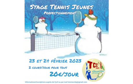 Stage Tennis Jeunes 