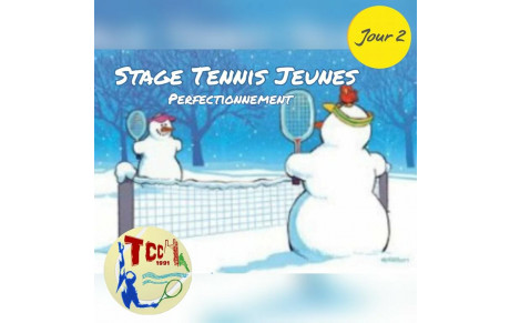🎾 Stage Perfectionnement Tennis Jeunes ⛄
