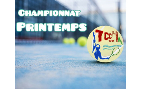 🎾 Championnat Printemps 🌿