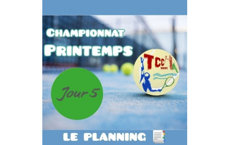 🎾 Championnats de Printemps 🌿