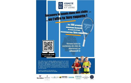 Opération &quot;Ta 1ère raquette 🎾&quot;
