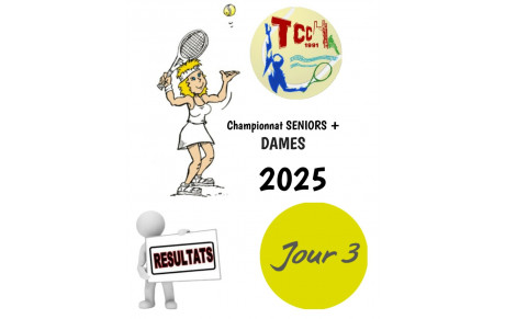 🎾 CHAMPIONNAT SENIORS➕  2025