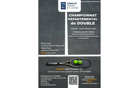 CHAMPIONNAT DÉPARTEMENTAL DE DOUBLE 🎾