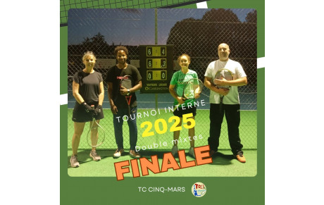 Tournoi interne 2025 🎾