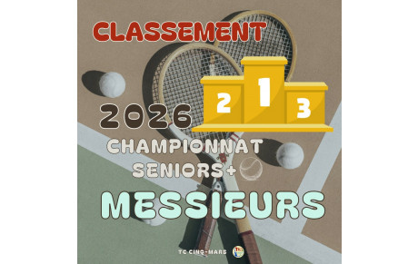 CHAMPIONNAT SENIORS➕ 2026