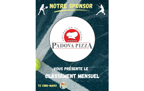 📊 CLASSEMENT JANVIER 2026 🎾