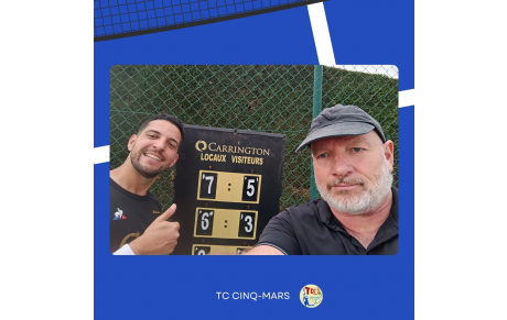 Tournoi interne 2026 🎾