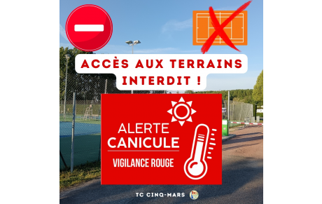 🌡️ALERTE CANICULE 🌡️