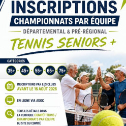 Championnat par équipe SENIORS PLUS 2027